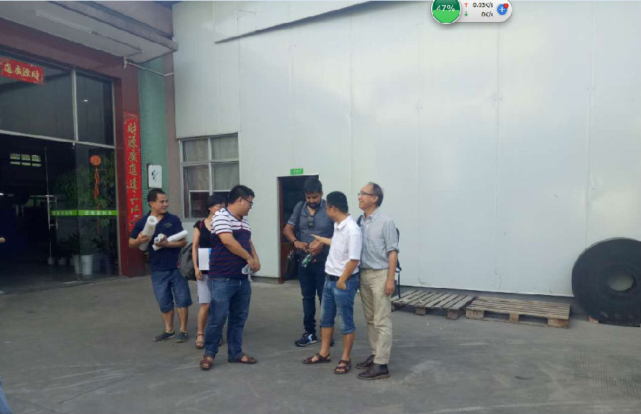 德国客户签订硅胶板合作协议