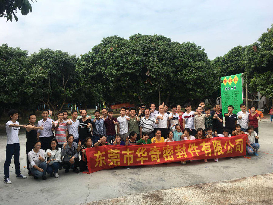 华奇密封件拔河比赛 ，赛出企业的竞争文化！